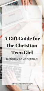 What I got for Christmas 2017 + a birthday gift guide for the Christian teen girl.